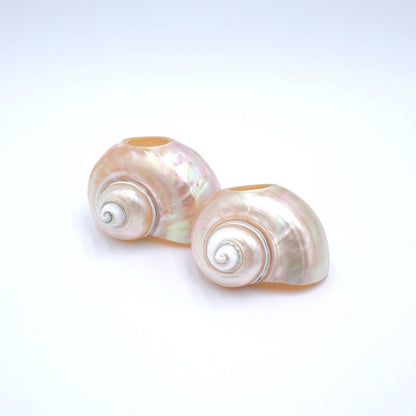 Seashell Napkin Rings, Set of 4