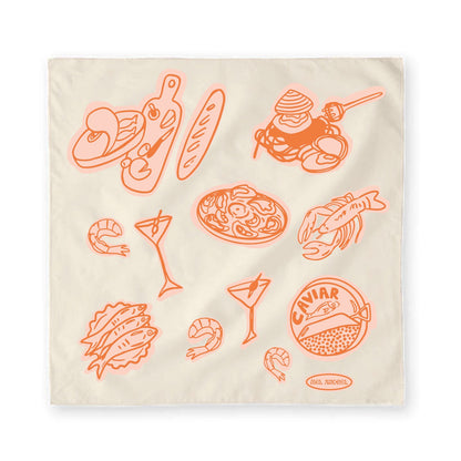 Seven Fishes Tea Towel