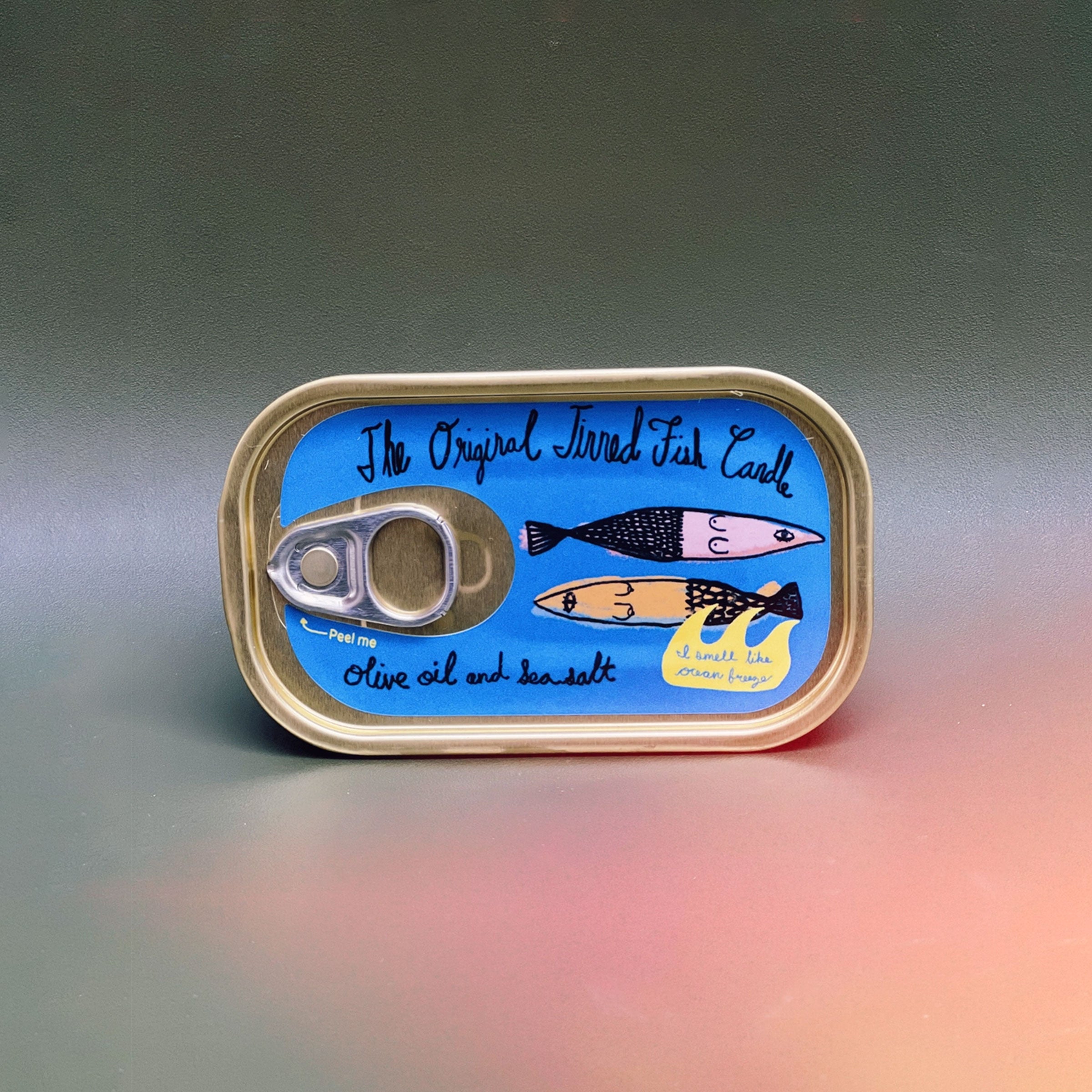 Olive Oil & Sea Salt Tinned Fish Candle – Piecework