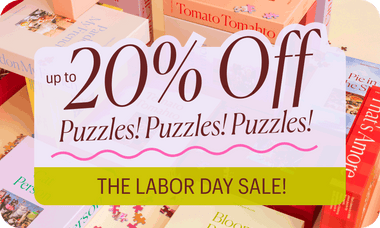Labor Day Sale: Puzzles & Cocktail Napkins! Buy 2+, save 15%. Buy 4+, save 20%.