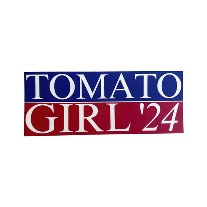 Tomato Girl Bumper Sticker
