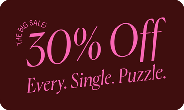 The Black Friday Sale: 30% Off! Every. Single. Puzzle.