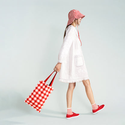 Stripe Tulip Bucket Hat