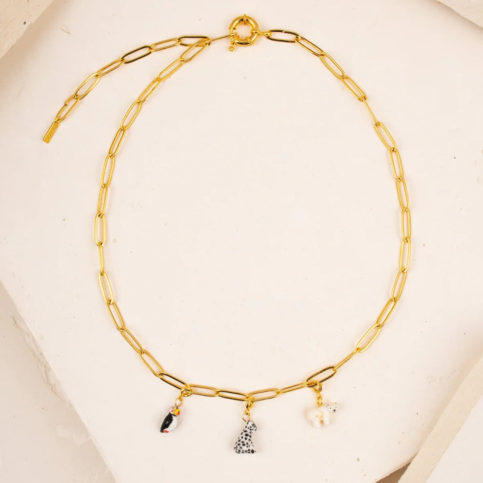 Gold Chain Necklace with Mix & Match Charms – Piecework