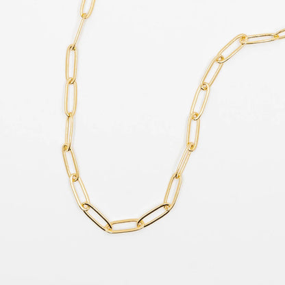 Gold Chain Necklace and Charms