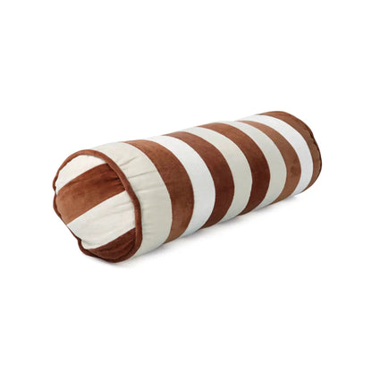Velvet Stripe Bolster Pillow
