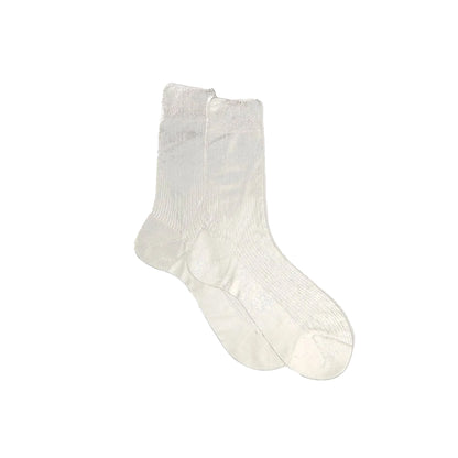 One Ribbed Laminated Sock