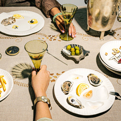 Porcelain Oyster Plate