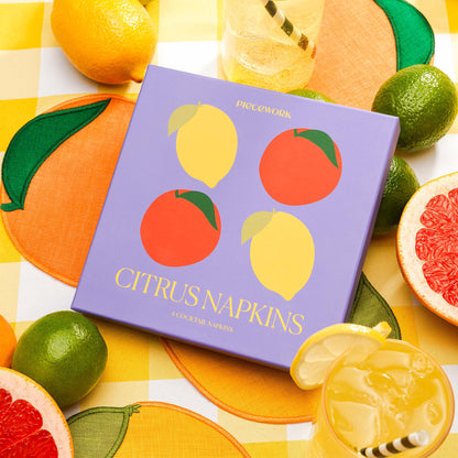 Citrus Cocktail Napkins