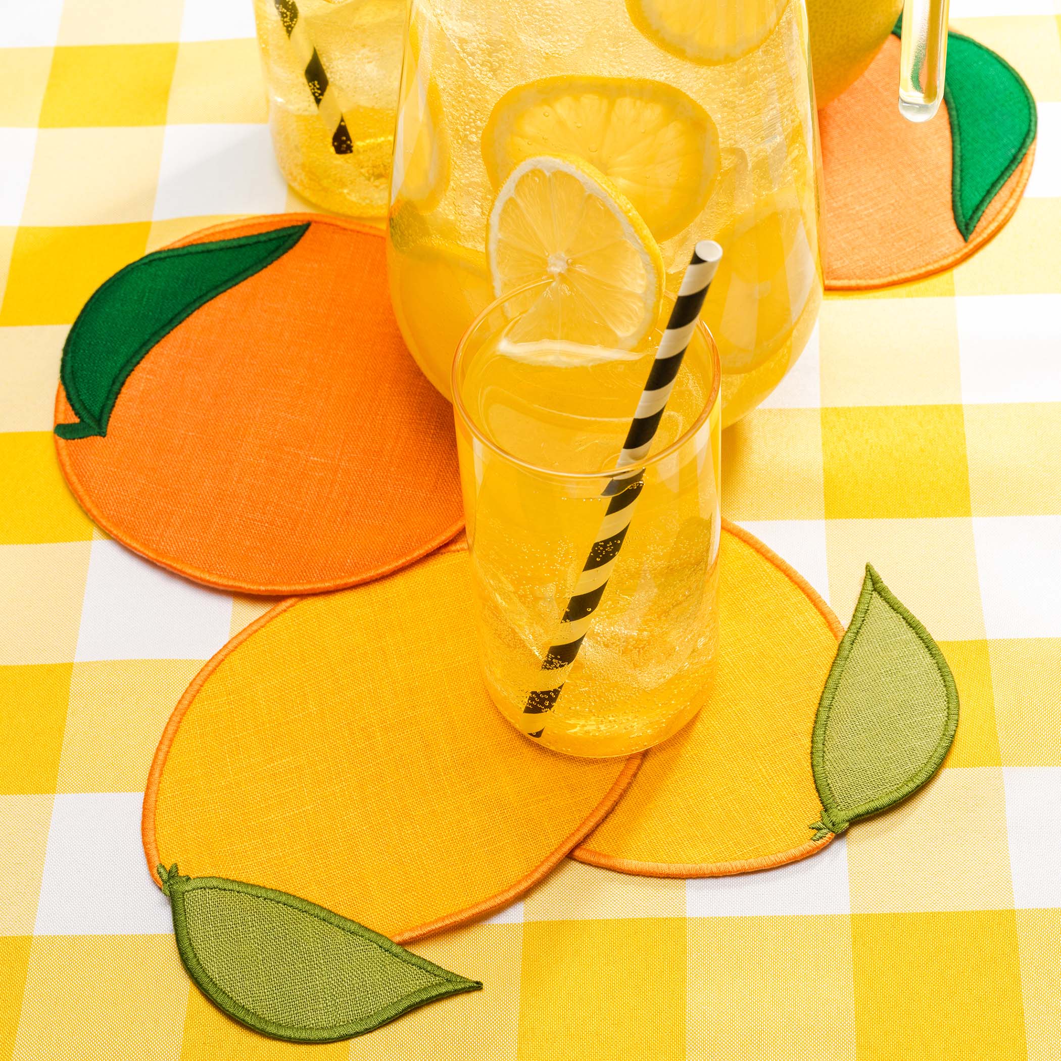 Citrus Cocktail Napkins – Piecework Puzzles