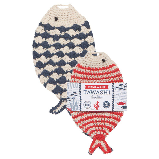 Crocheted Fish Dishcloths