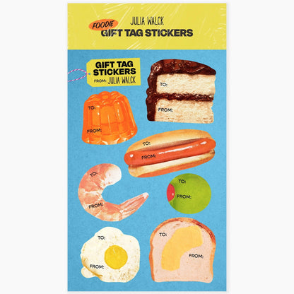 Foodie Gift Tag Stickers
