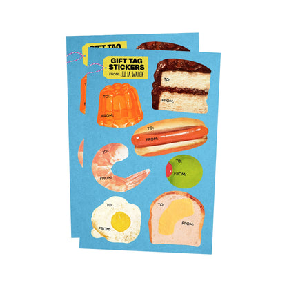 Foodie Gift Tag Stickers