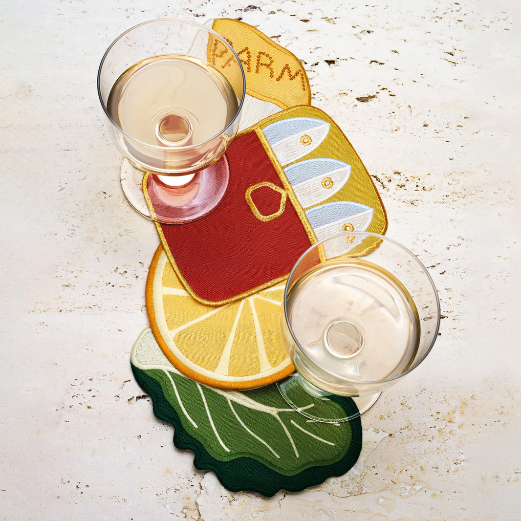 Cocktail Napkins | Set of 4 | Birthday | Piecework