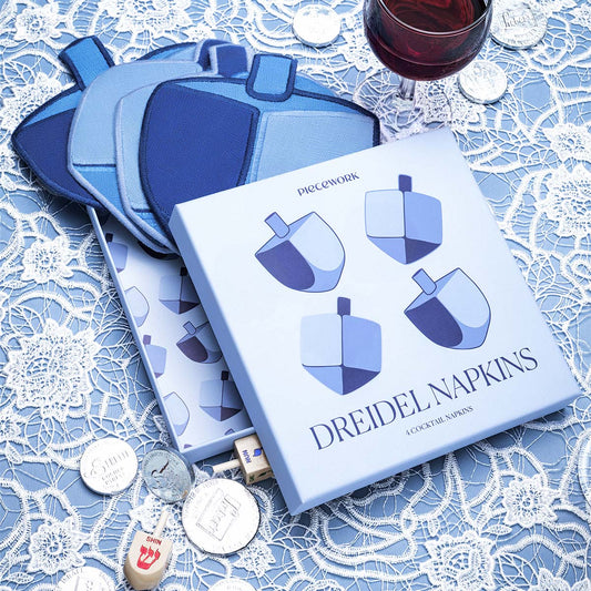 Dreidel Cocktail Napkins
