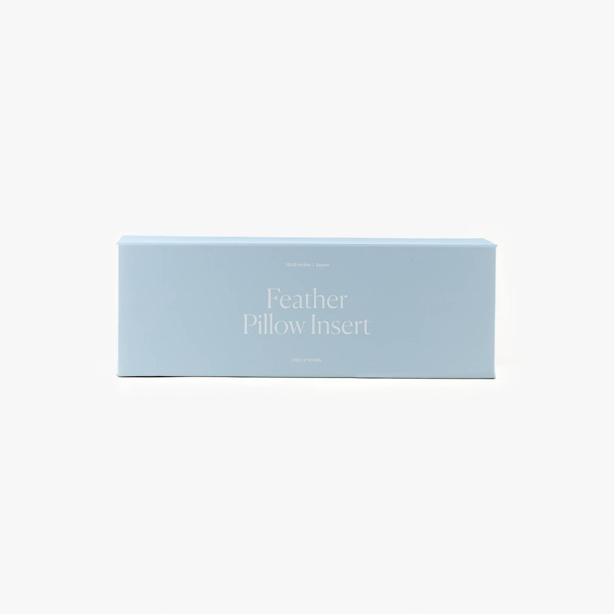 Feather Pillow Insert 18 x 18 inch box
