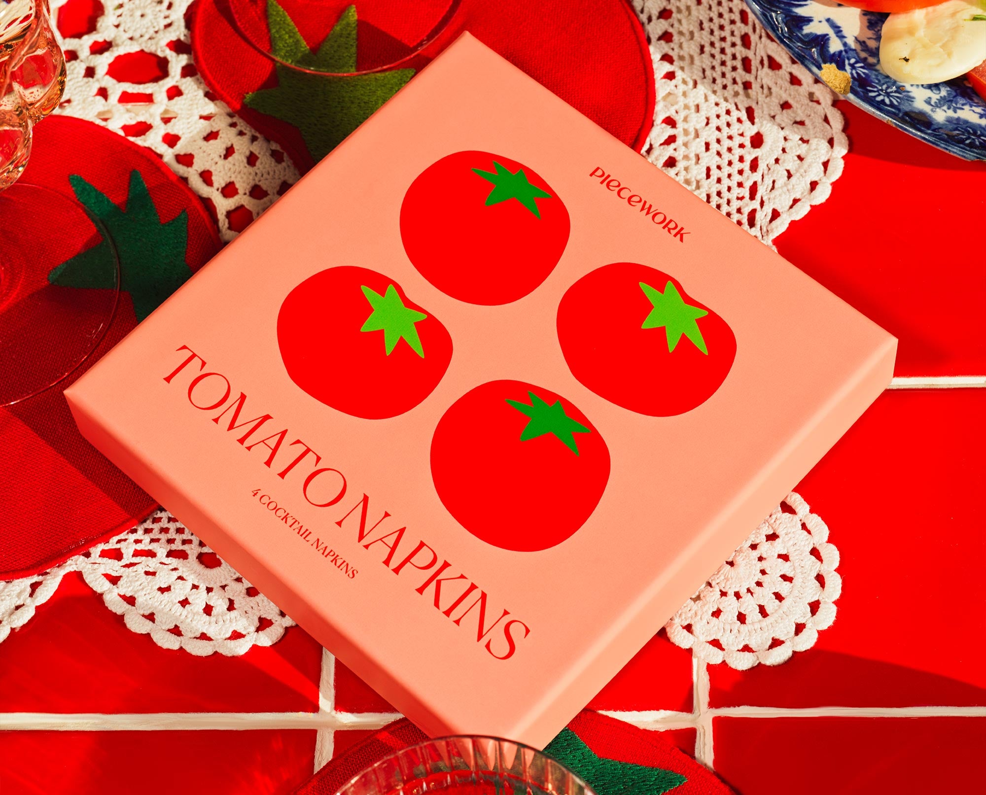 Tomato Napkins packaging