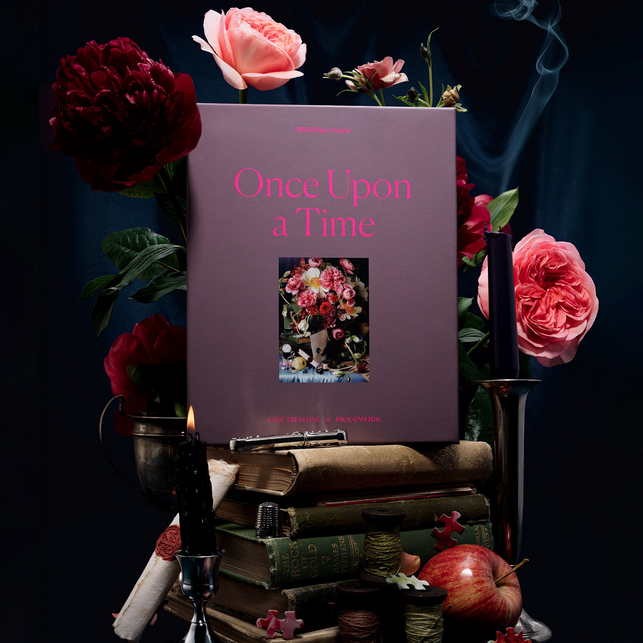 Once Upon a Time 1000 Piece Art Puzzle | Literary Still Life by