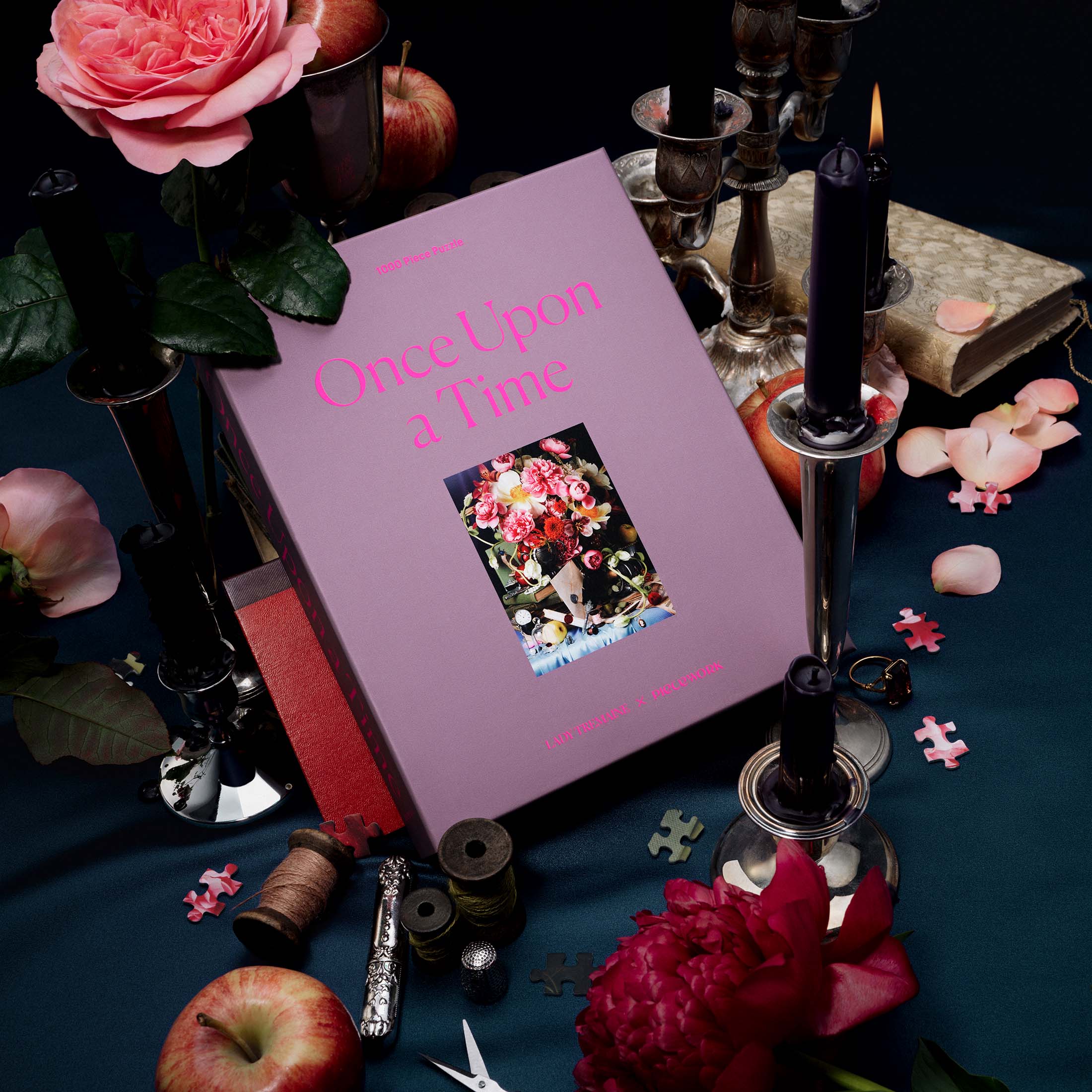 Once Upon a Time 1000 Piece Art Puzzle | Literary Still Life by