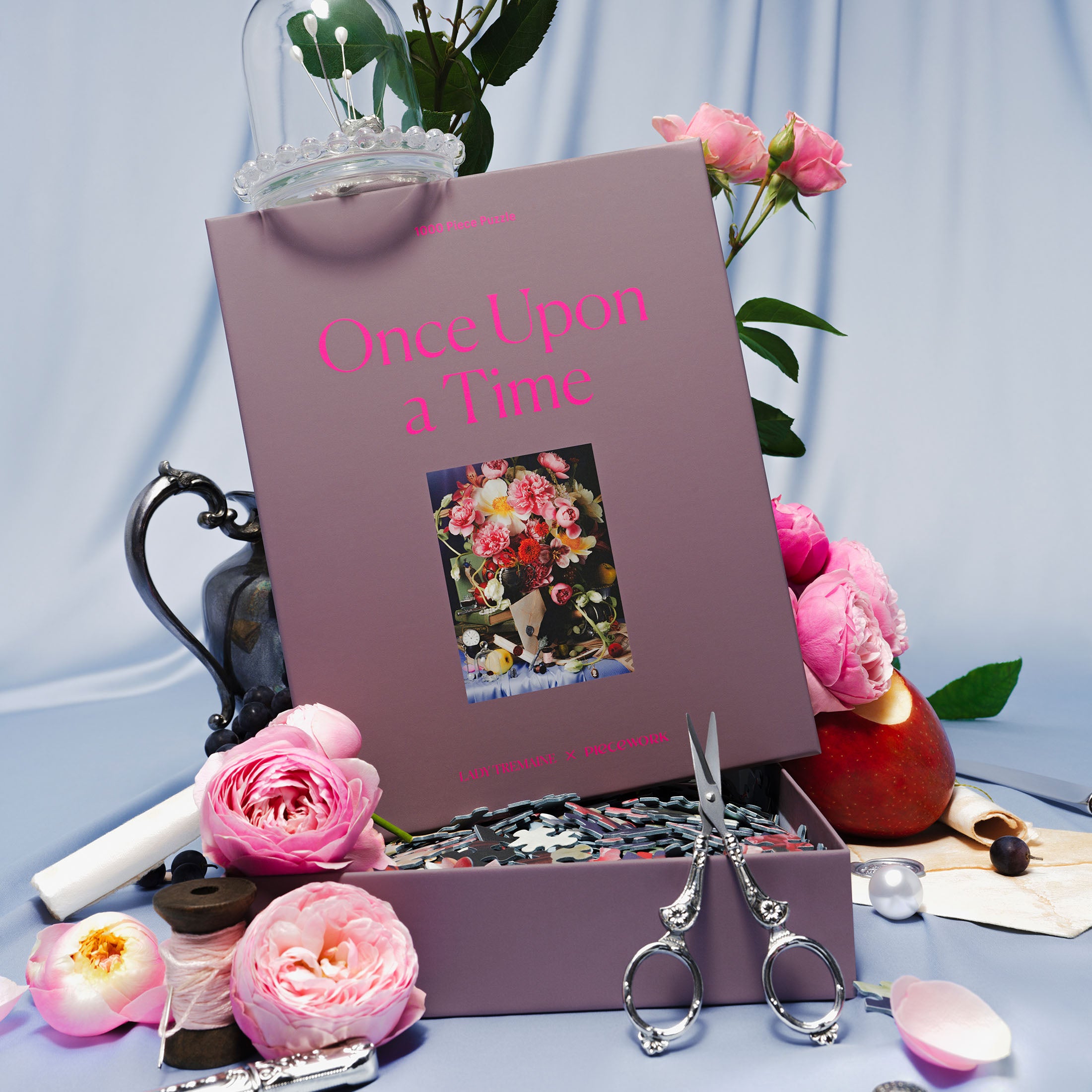 Once Upon a Time 1000 Piece Art Puzzle | Literary Still Life by