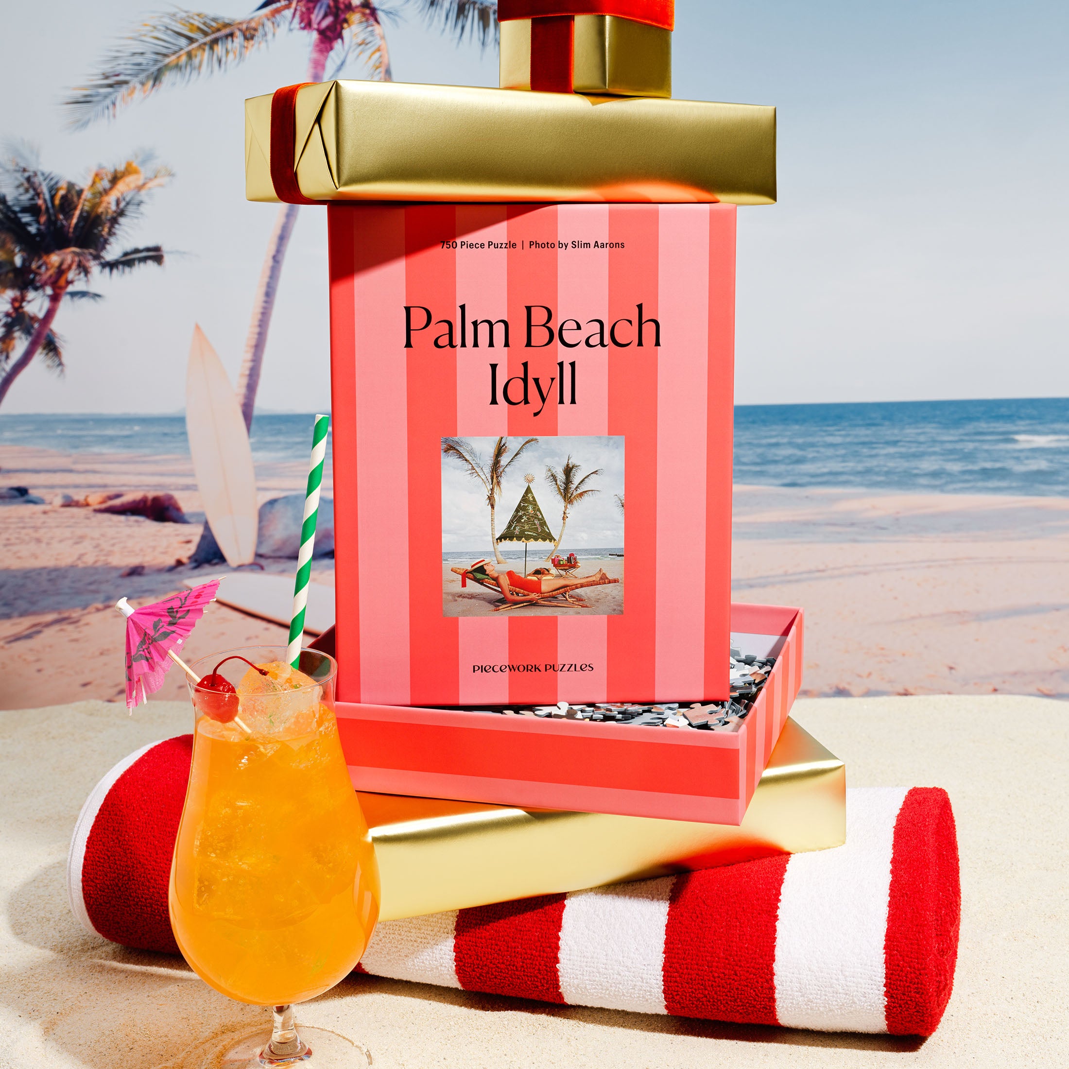 Palm Beach Idyll 750 Piece Puzzle — Slim Aarons x Piecework