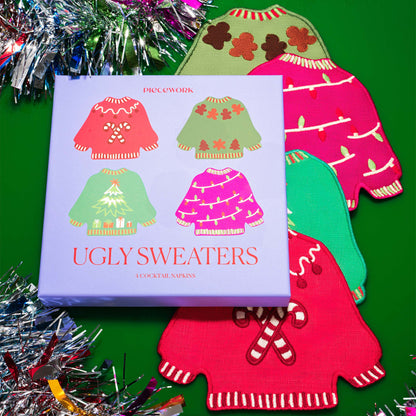 Ugly Sweaters Cocktail Napkins