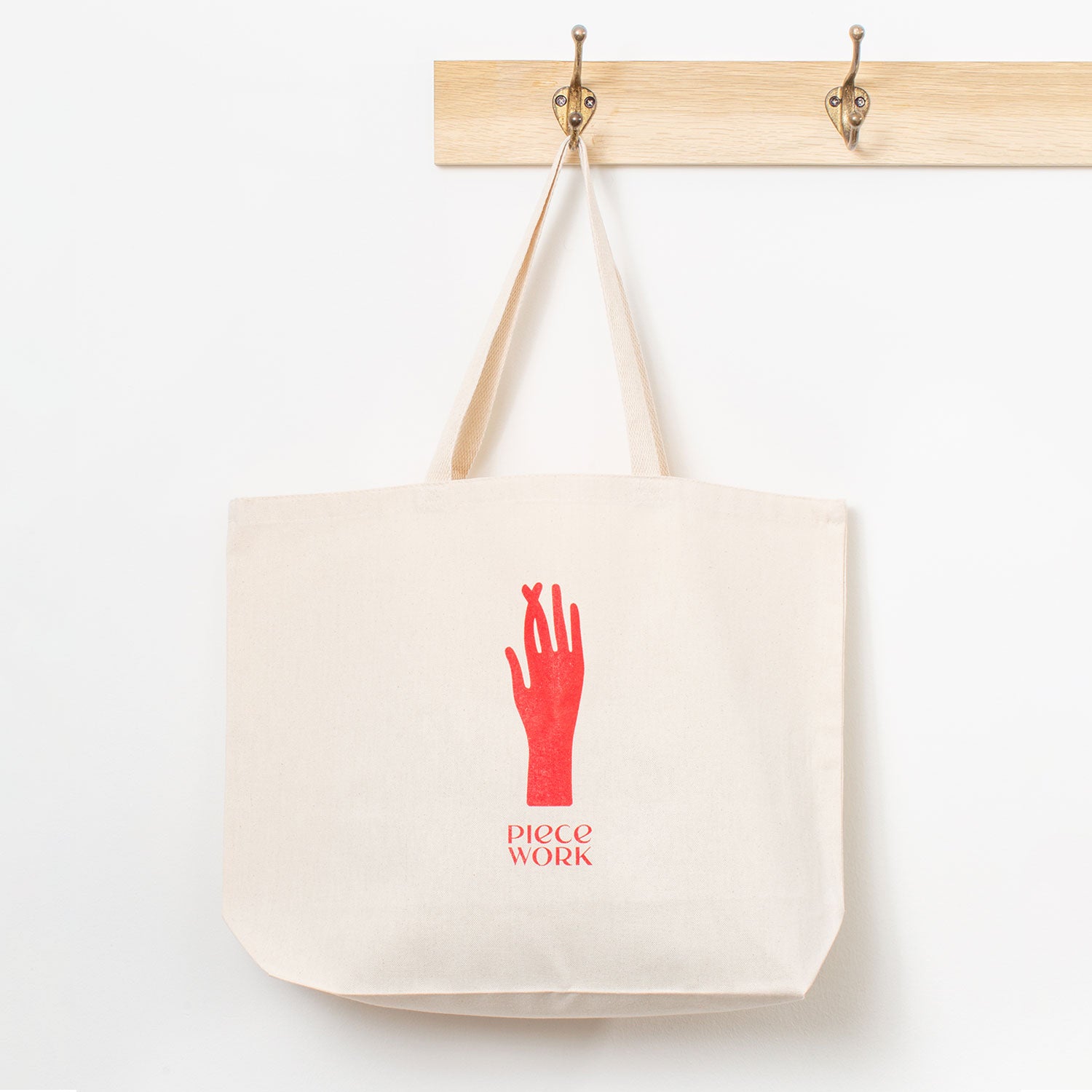 Wide tote shop bags